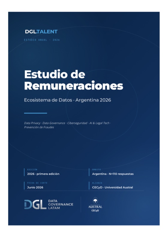Portada del Estudio de Remuneraciones · Ecosistema de Privacidad, Datos, Ciberseguridad, IA y Fraudes · Argentina 2026